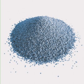 Blauwe PVC granulaat