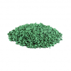 Groene rubbergranulaat (type 0,5-1,5 mm) 