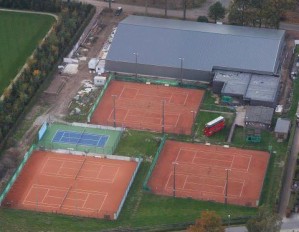 Twee Topclay allweather courts bij Turnhoutse Tennis
