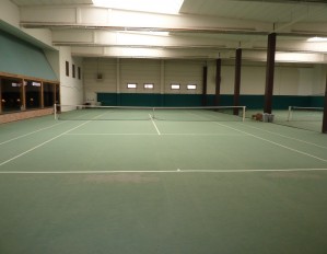 Indoor hardcourt terreinen bij Cigalleke